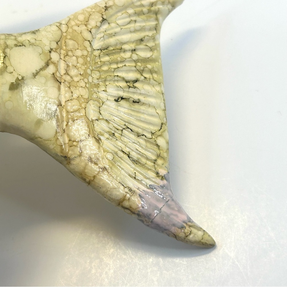 Ceramic Fish Self Table Sitter Repaired - Picture 8 of 9